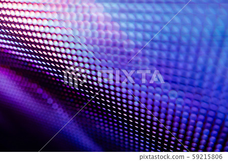 CloseUp LED blurred screen. LED soft focus 59215806