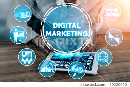 Marketing of Digital Technology Business Concept Marketing of Digital Technology Business Concept 59220030