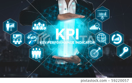 KPI Key Performance Indicator for Business Concept 59220057