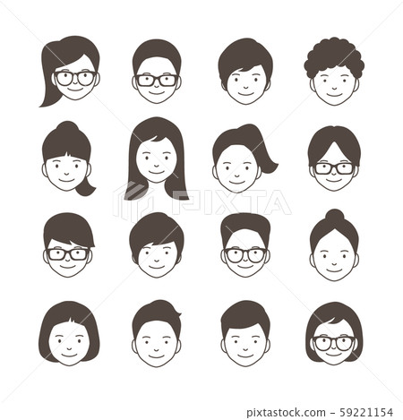 Gender hairstyle 59221154