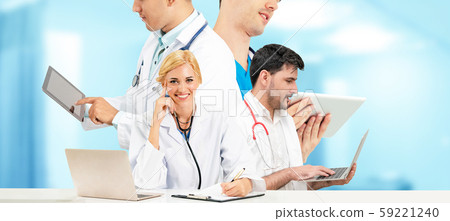 Medical and healthcare doctor people group. 59221240