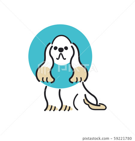 Dog pose facial expression 1 Elizabeth American Cocker Spaniel 59221780