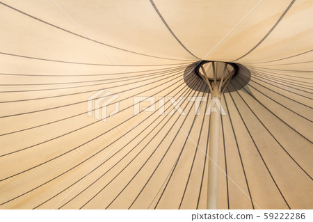 Canvas roof and large structure Stretched 59222286