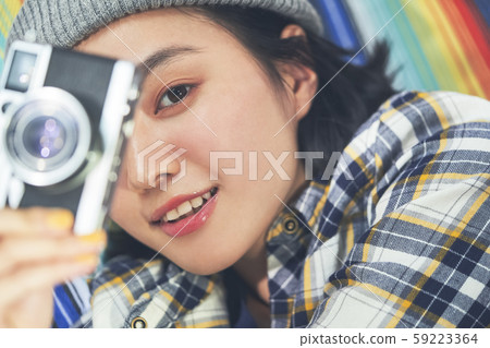 Woman Outdoor Picnic 59223364