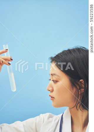 Female Research Experiment Science 59223586