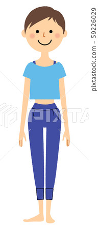 穿著運動服的女人 穿著運動服的女人 59226029