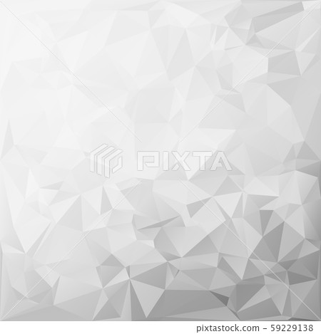 Gray White Polygonal Background, Creative Design - Stock Illustration ...