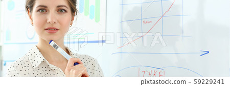 Pretty business woman 59229241