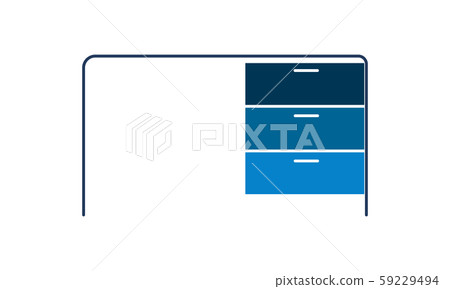 vector, desk, furniture 59229494