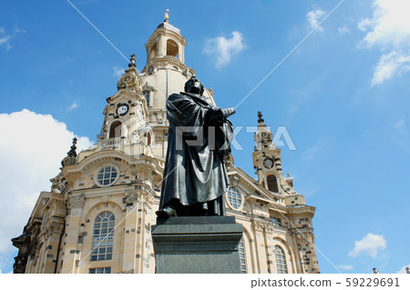the Martin Luther monument in Dresden (Germany) 59229691