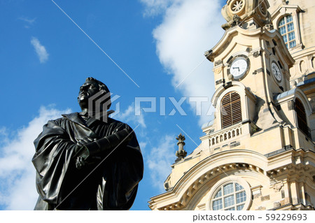 the Martin Luther monument in Dresden (Germany) 59229693