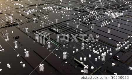 Abstract Central Computer Processors Concept....-插圖素材 [59230053] - PIXTA圖庫
