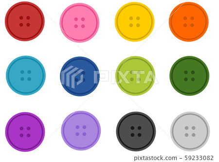 Set of colorful buttons - Stock Illustration [59233082] - PIXTA