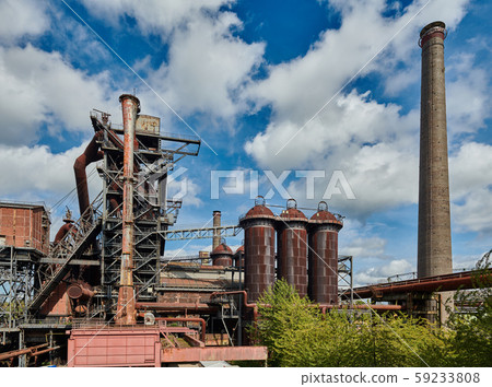 Industrial factory in Duisburg, Germany. Industrial factory in Duisburg, Germany. 59233808