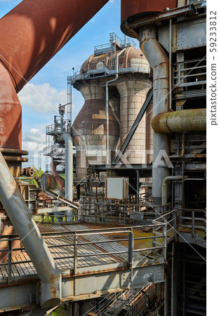 Industrial factory in Duisburg, Germany. 59233812