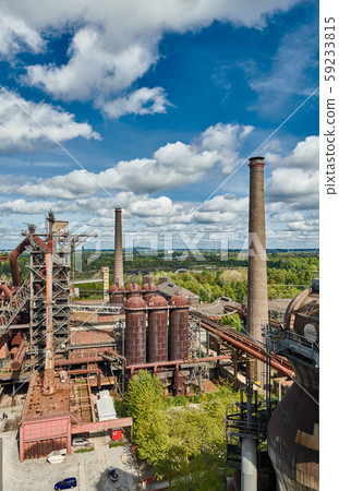 Industrial factory in Duisburg, Germany. 59233815