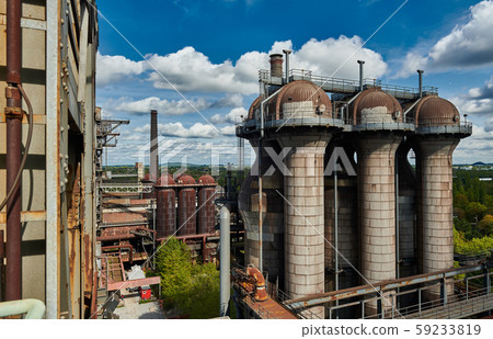 Industrial factory in Duisburg, Germany. Industrial factory in Duisburg, Germany. 59233819