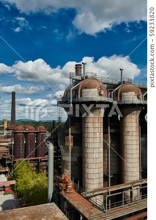 Industrial factory in Duisburg, Germany. 59233820