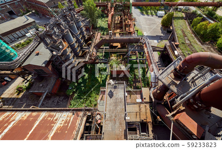 Industrial factory in Duisburg, Germany. 59233823