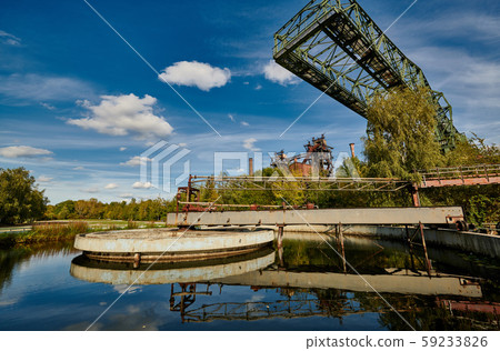 Industrial factory in Duisburg, Germany. 59233826