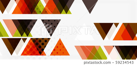 Vector triangle geometric abstract composition background. Retro vector illustration. Ornament Vector triangle geometric abstract composition background. Retro vector illustration. Ornament 59234543