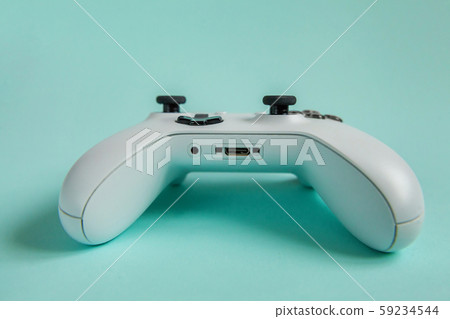 Black joystick gamepad, game console isolated on Black joystick gamepad, game console isolated on 59234544