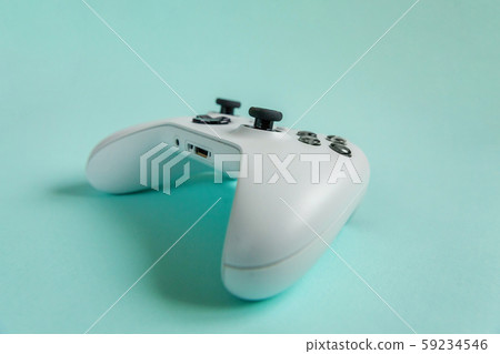 Black joystick gamepad, game console isolated on Black joystick gamepad, game console isolated on 59234546