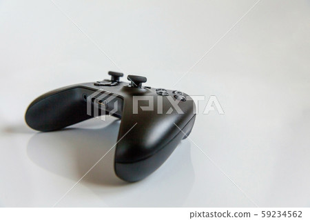 Black joystick gamepad, game console isolated on Black joystick gamepad, game console isolated on 59234562