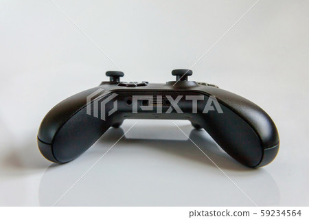Black joystick gamepad, game console isolated on Black joystick gamepad, game console isolated on 59234564