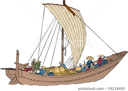 Ukiyoe ship 7 59234895