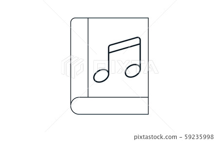 Musical notes book vector icon. filled flat sign for mobile concept and web design. Music book glyph icon. Symbol, logo illustration. Vector graphics Musical notes book vector icon. filled flat sign for mobile concept and web design. Music book glyph icon. Symbol, logo illustration. Vector graphics 59235998