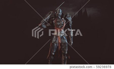 Dark knight men 3d render 59236978