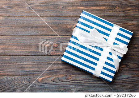 Top view of christmas or other holiday handmade Top view of christmas or other holiday handmade 59237260