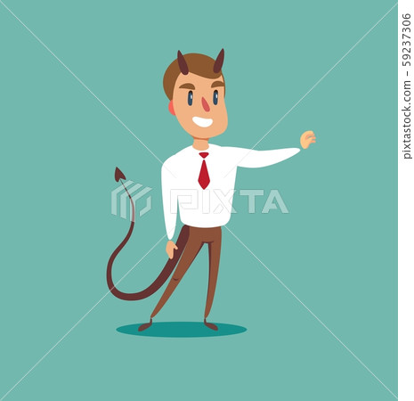 Evil business man . 59237306