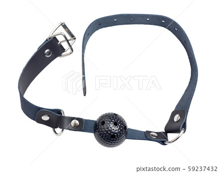 Fetish bdsm black gag. 59237432