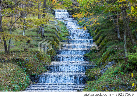 Important cultural property Ushibuse River staircase 59237569