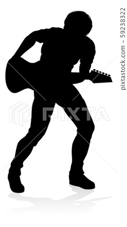 Guitarist Musician Silhouette 59238322