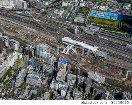 高輪門戶站正在建設中 高輪門戶站正在建設中 59239010