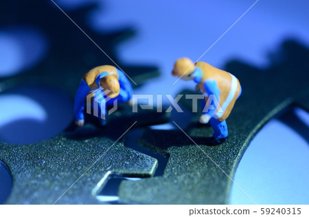 Gear and person 59240315