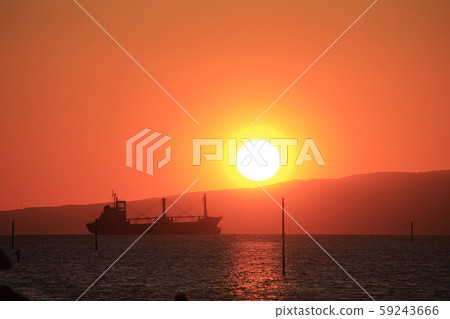 Omuta City Miike Port Sunset Omuta City Miike Port Sunset 59243666