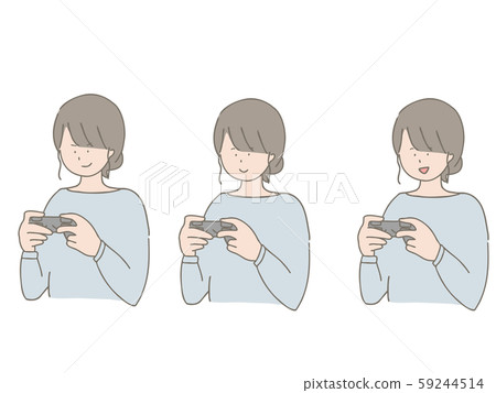 Women who play games set 59244514