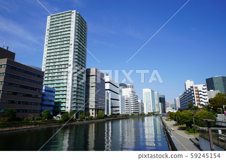 Urban scenery Waterfront Shinagawa Takahama Canal scenery 59245154