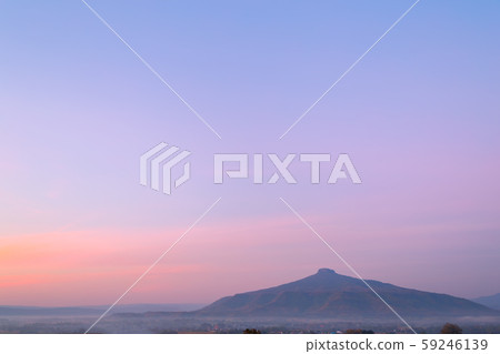 Sunrise with the mist Beautiful landscape for relaxing in thailand Sunrise with the mist Beautiful landscape for relaxing in thailand 59246139