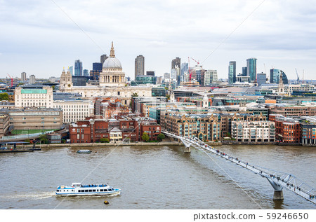 倫敦聖保羅大教堂和千年橋 倫敦聖保羅大教堂和千年橋 59246650