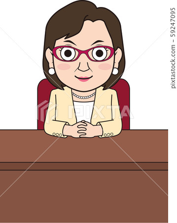 Sitting female president 59247095