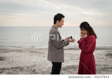 情侶求婚海 情侶求婚海 59247643