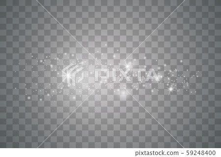 White sparks and golden stars.  59248400