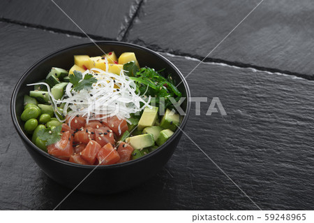 Sushi, rolls, fish dishes. Seafood delicacies Sushi, rolls, fish dishes. Seafood delicacies 59248965