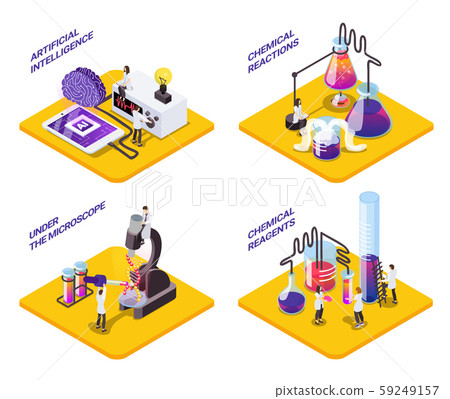 Science Isometric Compositions Set 59249157