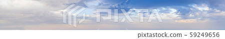 Blue morning sky background with clouds 59249656